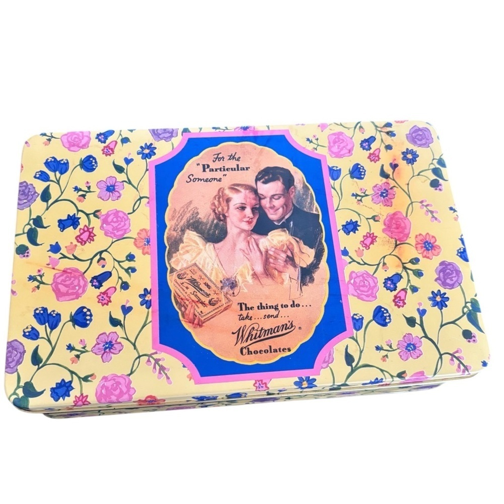 VTG 1992 Whitman’s 150th Anniversary TIN FLORAL for The “Particular Someone”